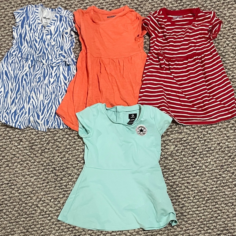 Girls 2T Short Sleeve Dresses